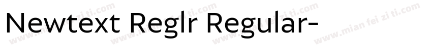 Newtext Reglr Regular字体转换